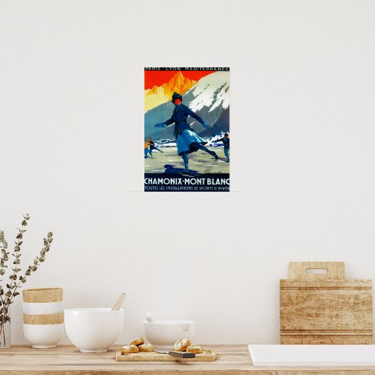 Chamonix-Mont Blanc  posterEuropa Poster (Keuken)