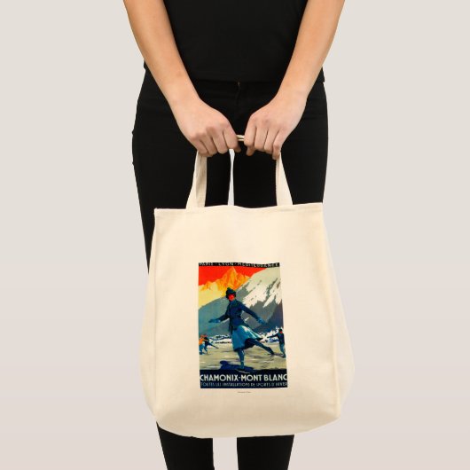 Chamonix-Mont Blanc  posterEuropa Tote Bag (Voorkant (product))