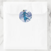 Chamonix-Mont Blanc Ronde Sticker (Tas)