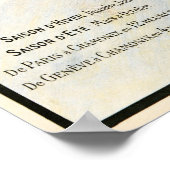 CHAMONIX Mont Blanc Ski Winter Sports Frankrijk Poster (Hoek)