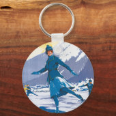 Chamonix-Mont Blanc Sleutelhanger (Voorkant)