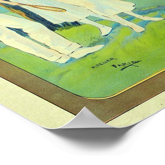  Chamonix Mont Blanc Tennis Resort Revel Poster (Hoek)