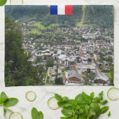 Chamonix - Mont Blanc Theedoek (Gevouwen)