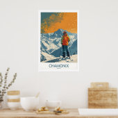Chamonix Print Frankrijk 1 (Keuken)