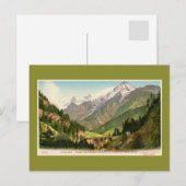 Chamonix Railroad viaduct Mont Blanc range Briefkaart (Voorkant / Achterkant)