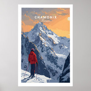 Chamonix Reisposter - Frankrijk 1 Poster