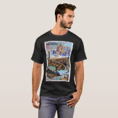 Chamonix Reisposter T-shirt (Voorkant volledig)