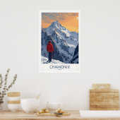 Chamonix Ski Print - Frankrijk 1 (Keuken)