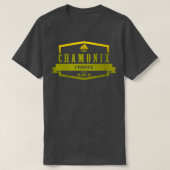 Chamonix Ski Resort Frankrijk T-shirt (Design voorkant)