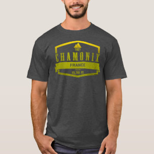 Chamonix Ski Resort Frankrijk T-shirt
