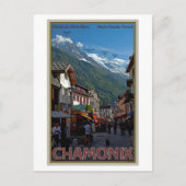 Chamonix Town Briefkaart (Voorkant)
