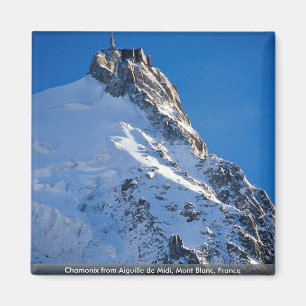 Chamonix uit Aiguille de Midi, Mont Blanc, Frankri Magneet