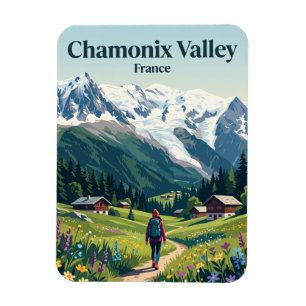 Chamonix-vallei Frankrijk Magneet