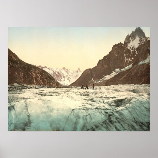 Chamonix Valley - Mer de Glace Poster (Voorkant)