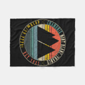 Chamonix Valley Mont Blanc France Skiing Snowboard Fleece Deken (Voorkant (Horizontaal))