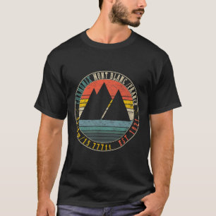 Chamonix Valley Mont Blanc France Skiing Snowboard T-shirt