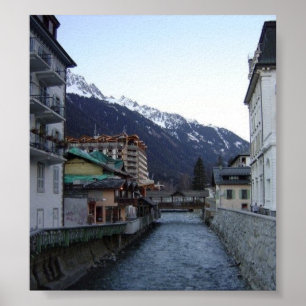 Chamonix Village Poster