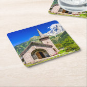 Chamonixkerk Kartonnen Onderzetters (Schuin)