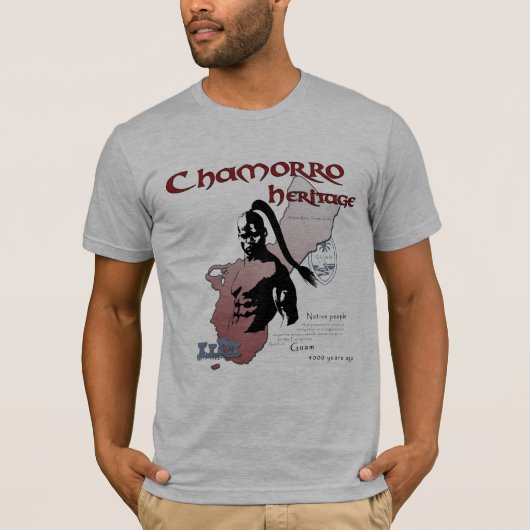 Chamorro Spirit kleur T-shirt (Voorkant)