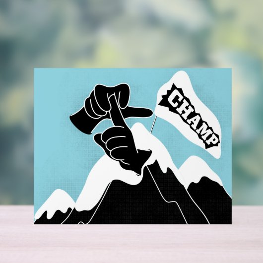 Champ - ASL Design Acryl Bord (Neutraal)