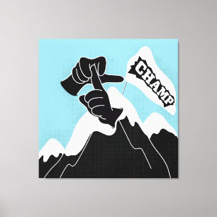 Champ - ASL Design Canvas Afdruk