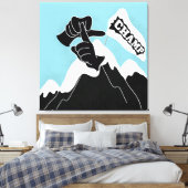 Champ - ASL Design Canvas Afdruk (Insitu (Slaapkamer))