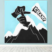 Champ - ASL Design Canvas Afdruk (Insitu (Houten vloer))