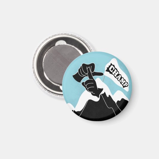 Champ - ASL Design Magneet (Voorkant / Achterkant)