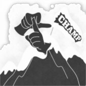 Champ - ASL Design Sticker (Voorkant)