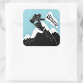 Champ - ASL Design Vierkante Sticker (Tas)