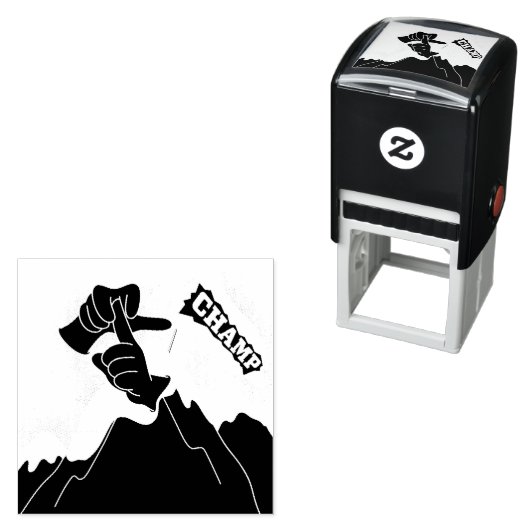 Champ - ASL Design Zelfinktende Stempel (In situ)