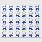 Champ Blue Ribbon Cadeaupapier (Vlak)