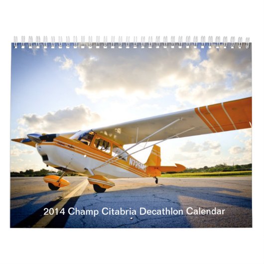 Champ Citabria Decathlon Calendar 2014 Kalender (Hoes)