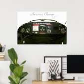 Champ Cockpit Poster (Thuiskantoor)