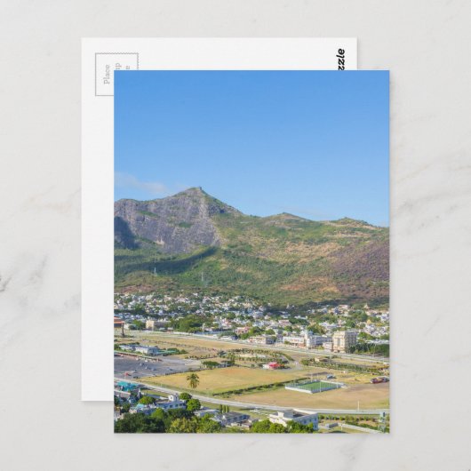 Champ de Mars in Port Louis, de hoofdstad van Maur Briefkaart (Voorkant / Achterkant)