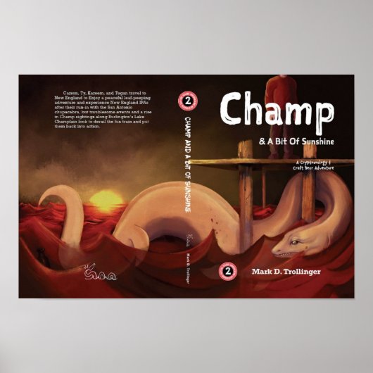 Champ en een beetje zonneschijn - Horizontaal Post Poster (Voorkant)