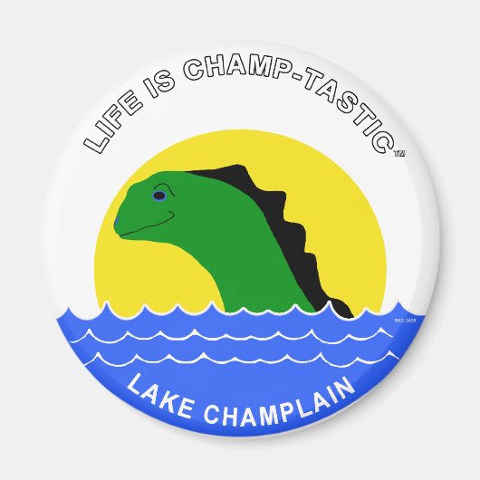 Champ gaat overal magneet (Voorkant)