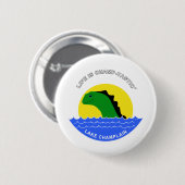 Champ gaat overal ronde button 5,7 cm (Voorkant /achterkant)