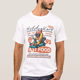 Champ hotdog kar t-shirt