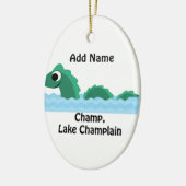 Champ, Lake ChamPlain Keramisch Ornament (Links)