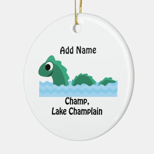 Champ, Lake ChamPlain Keramisch Ornament (Links)