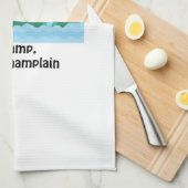 Champ, Lake ChamPlain Theedoek (Quarter Fold)