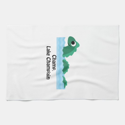 Champ, Lake ChamPlain Theedoek (Horizontaal)