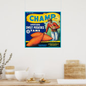 Champ Louisiana Sweet Potates Poster (Keuken)
