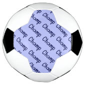 Champ Pattern - Blauw Voetbal (Gedraaid)