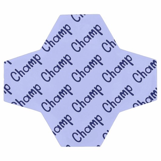 Champ Pattern - Blauw Voetbal (Enkel)