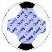 Champ Pattern - Blauw Voetbal (Voorkant)