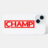 Champ Stamp Case-Mate iPhone Case (Achterkant (horizontaal))