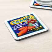 Champ Sweet-aardappelen Bier Onderzetter (Linkerzijde)