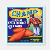 Champ Sweet-aardappelen Magneet (Voorkant)